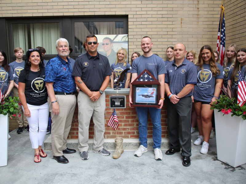 CEC Students Lead Scott Craven '97 Courtyard Dedication