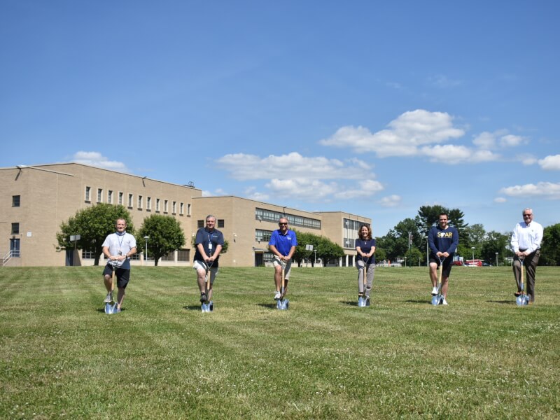 CEC Breaks Ground on New Turf Field